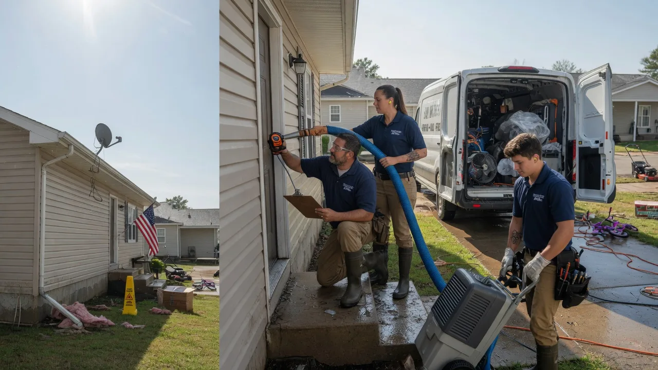 Ceiling Water Damage Restoration in Bellevue, TX near me
