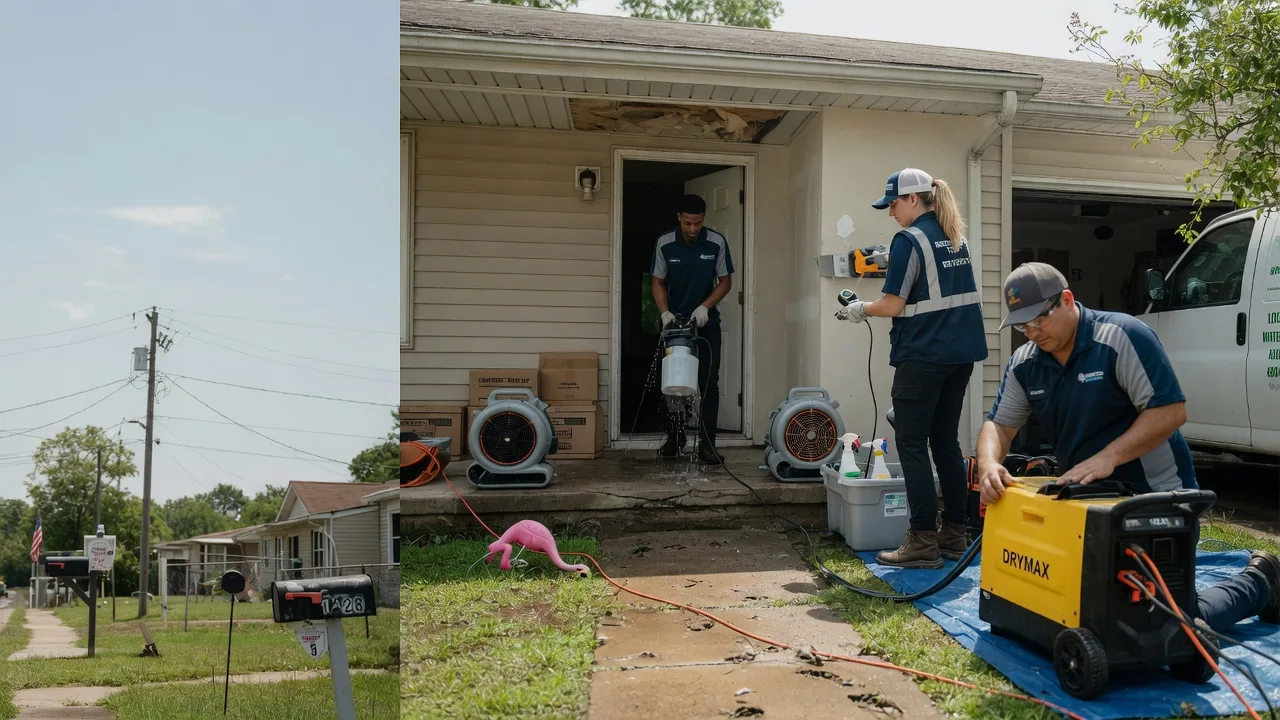Storm Damage Water Removal in Bellevue, TX near me